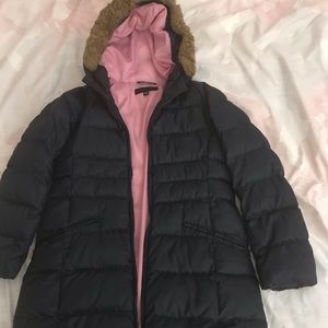 Uniqlo girl padded coat.